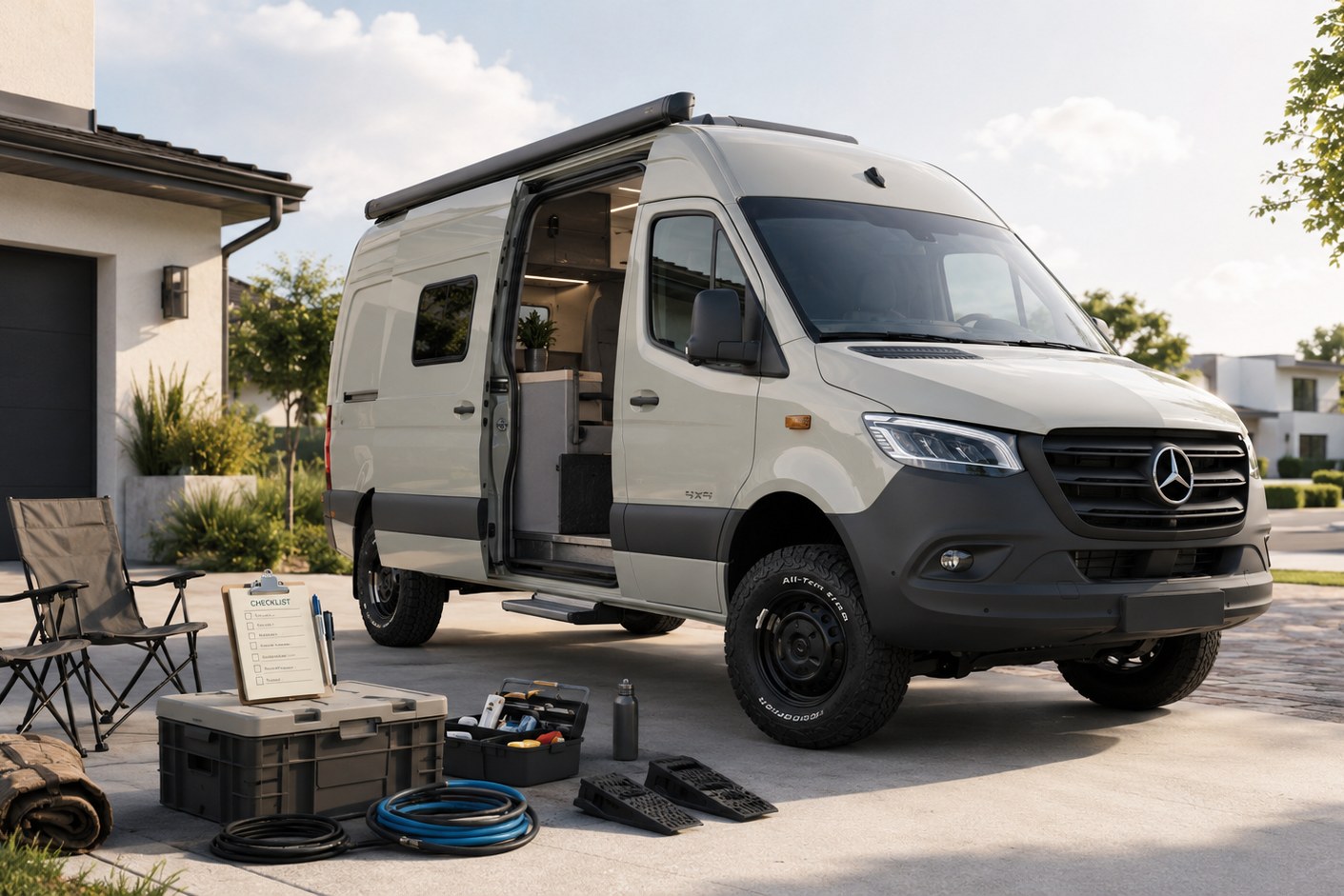 Checkliste für die erste Tour mit dem Kastenwagen