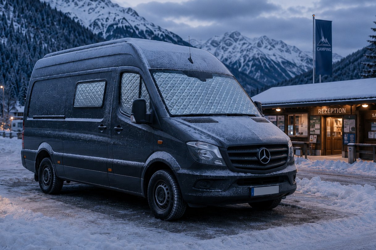 Mit dem Kastenwagen in den Winter